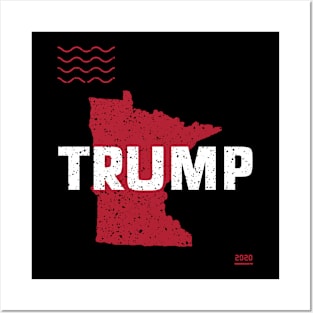 Trump Minnesota 2020 - Red Wave, Red State Posters and Art